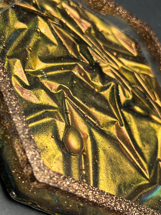 Gold Velvet Tray