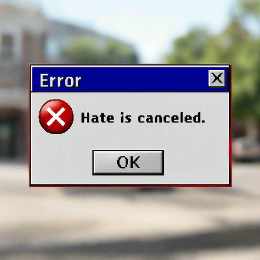 HATE IS CANCELED STICKER