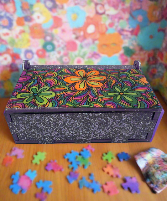 70's retro puzzle box