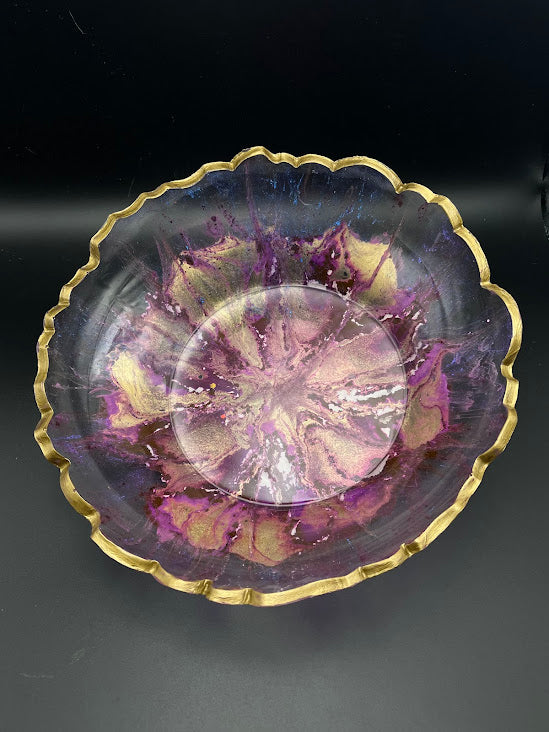 Purple & Gold bowl