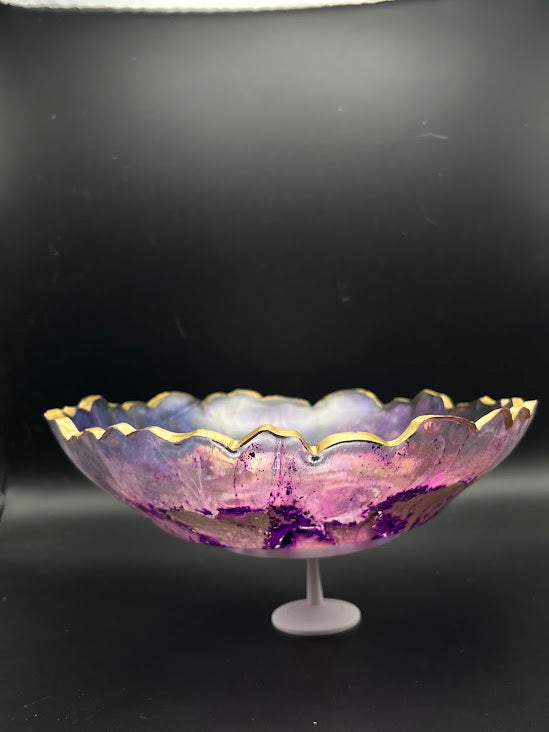 Purple & Gold bowl